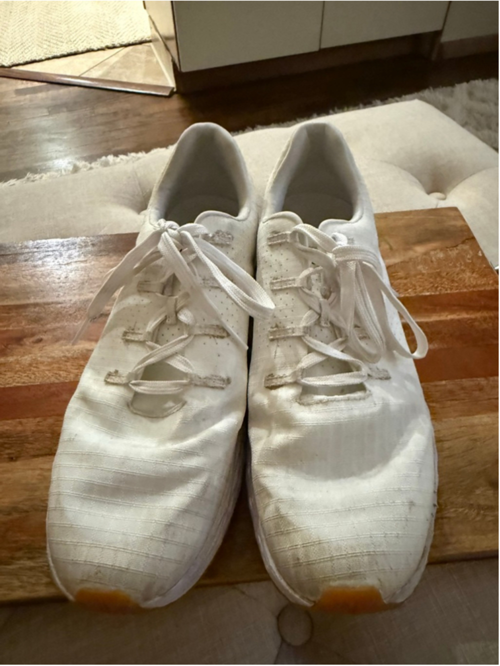 Men's NOBULL Athletic Shoes Size 10.5 White Brown